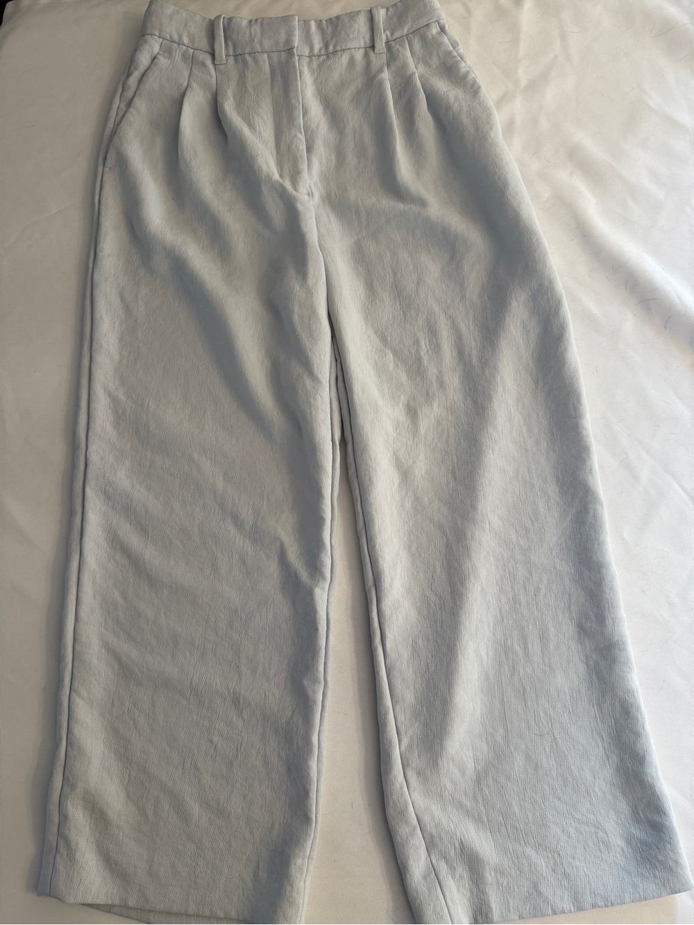Wilfred Light Gray Wide Leg Kids Bottoms
